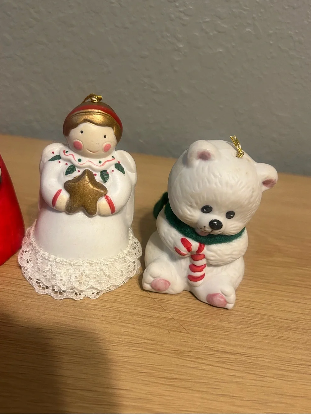 Vintage 1978 Jasco & BOA Christmas Bell Ornaments Lot of 4.